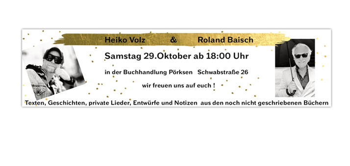 Lesung Heiko Volz & Roland Baisch